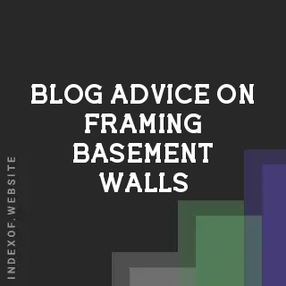 Advice on Framing Basement Walls: A Complete Structural Guide | Logo - Indexof